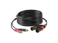 Cabo rca macho para xlr macho/Cabos de áudio Klotz AT-CM0300 