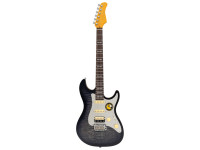  Guitarra elétrica/Guitarras formato ST Larry Carlton S7 FM Trans Black New Gen