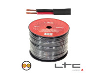 Cabo de coluna/Cabos de coluna LTC Audio Cabo Coluna 2x2.50mm Preto Redondo 1m