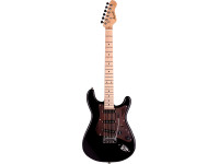  Guitarra elétrica/Guitarras formato ST Magneto U-One Sonnet Standard US-1200 Black Maple FB with Gig Bag