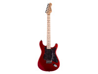  Guitarra elétrica/Guitarras formato ST Magneto U-One Sonnet Standard US-1200 Candy Red Maple FB with Gig Bag 
