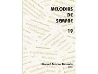 Livro de canções Manuel Pereira Resende Melodias de Sempre Nº19 