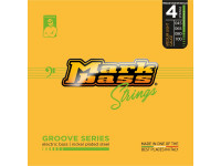 Jogo de 4 Cordas para Baixo Elétrico/Jogo de cordas .045 para baixo elétrico de 4 cordas Markbass Groove NS 4 045-100