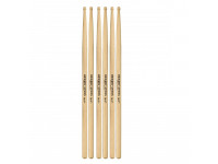 Baqueta 7A Meinl  Hickory 7A Barrel Tip 3-PACK