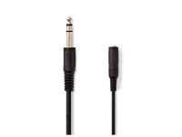  Cabo de Instrumento/Fichas Jack de 6.3mm (macho e fêmea) Nedis Cabo Jack 6.35mm Macho / 6.35mm Fêmea 5m Stereo