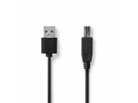 Diversos Nedis   Cabo USB-A 2.0 Macho / USB-B Macho 2M