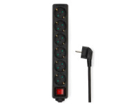 Extensão Eléctrica/Extensão Eléctrica Nedis Extensão elétrica 6x schuko 3m