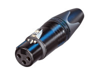 Fichas XLR de 3 polos (macho e fêmea) Neutrik  NC3 FXX-BAG