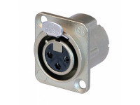 Fichas XLR de 3 polos (macho e fêmea) Neutrik NC3FDLX 