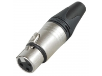 Fichas XLR de 3 polos (macho e fêmea) Neutrik NC3FXX 