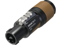 Plug giratório de alto-falante/Fichas Speakon  Neutrik  NL2FXX-W-S