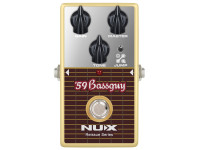 Pedal de distorção/Pedal de distorção Nux Pedals '59 Bassguy Overdrive