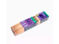 Baquetas para bateria/Outras baquetas On Stage  Maple Ponta Redonda 12 pares MWSD1