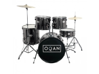 Bateria acústica/Conjunto de bateria completo OQAN  BASIC NEGRA QPA-10 