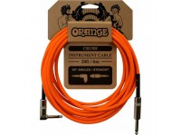 Cabo para Instrumento Orange Crush INSTR ANGLED-STRAIGHT Jack 6m 