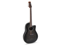 Guitarra Acústica Electrificada/Guitarra Acústica Ovation  Celebrity Traditional Plus CS24P Mid Cutaway Transparent Blackburst Flame B-Stock