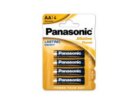 Pilhas Panasonic Pack 4 Pilhas Alcalinas AA LR06 1.5V 