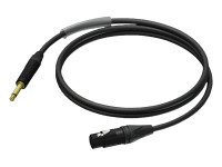  Cabo de microfone/Cabos XLR / Microfone ProCab  PRA900/3 - Jack male mono - XLR female - UltraFlex 3m