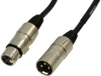 Cabo XLRM / XLRF/Cabos XLR / Microfone Proel  BULK250LU05 0.5 m 