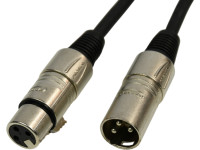  Cabo de microfone/Cabos XLR / Microfone Proel  STAGE280LU05 50cm
