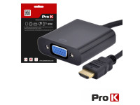Cabo de Video HDMI/Cabos de Vídeo ProK   Cabo Adaptador HDMI VGA PROK