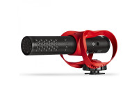 Microfone condensador direcional USB/câmera com Helix Isomount/Microfone para Câmara Rode  VideoMic GO II Helix
