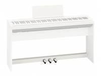 Suporte de teclado Roland KPD-70-WH Barra 3 Pedais em Branco para Roland FP-30X-WH