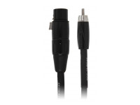  Cabo de microfone/Cabos XLR / Microfone Roland RCC-10-RCXF Cabo Microfone XLR fêmea / RCA 3m Garantia Vitalícia