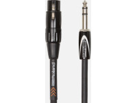  Cabo de microfone/Cabos XLR / Microfone Roland RCC-3-TRXF Cabo Microfone XLR fêmea / Jack stereo balanceado 1m Garantia Vitalícia