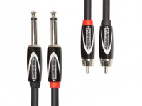  Cabo de Instrumento/Cabos de áudio Roland RCC-5-2R28 Cabo Audio Jack Duplo mono / RCA Duplo 1,5m Garantia Vitalícia