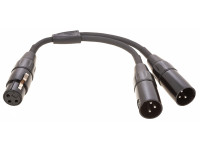  Cabo de microfone/Cabos XLR / Microfone Roland RCC-YC-XF2XM Cabo Splitter Microfone XLR fêmea / XLR macho duplo 15cm Garantia Vitalícia