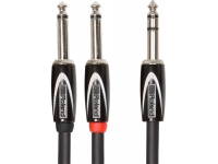 Cabos de áudio Roland RCC-10-TR28 Cabo Audio Jack Duplo mono / Jack stereo 3m Garantia Vitalícia