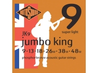 Jogo de cordas .009 Rotosound JK9 Jumbo King 9-48