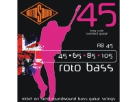 Jogo de cordas .045 para baixo elétrico de 4 cordas Rotosound RB45