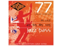 Jogo de cordas .045 para baixo elétrico de 4 cordas Rotosound RS77LD Jazz Bass