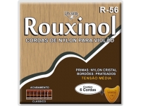 Cordas para guitarra clássica Rouxinol Cordas Guitarra Nylon Clássica Tensão Média R56