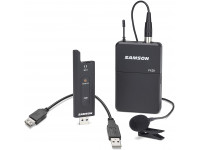 Sistema sem fio com microfone lapela Samson  Stage XPD2 Presentation USB Digital Wireless