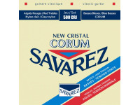 Jogo de cordas para Guitarra Clássica/Cordas para guitarra clássica Savarez 500CRJ Corum New Cristal