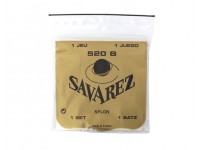 Cordas para guitarra clássica Savarez Jogo de Cordas Guitarra Clássica 520B 