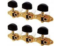 Sistema mecâncio para guitarra clássica Schaller Hauser Ebony GO 