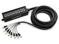  Cabo multicore/Sistemas multicore digitais StageBox 8 canais c/ Multicore 15m