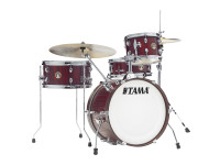 Conjunto de Bateria/Conjuntos de bateria com ferragens sem pratos Tama LJL48S-SBE Club Jam Shell Set Satin Burgundy Elm