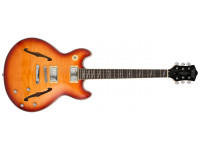  Guitarra elétrica/Guitarras formato Double Cut Tanglewood Chicago Series TCH59 Honey Burst