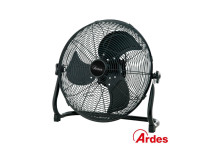 Ventoinha/Diversos Ardes Ventoinha de Chão Ø45 cm Metálica 100W Preto