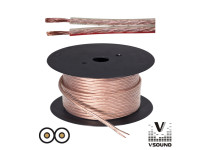 Cabos de coluna VSOUND  Cabo Coluna 2×1.50mm Transparente Paralelo