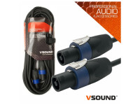 Cabo para Coluna/Cabos de coluna VSOUND Cabo Pro Speakon Macho / Macho 10m