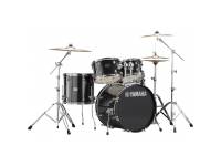 Conjunto de bateria completo Yamaha Rydeen Studio Black Glitter 20 incl. Set Pratos