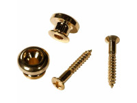 Botão/Acessório para correia de guitarra Yellow Parts  EZ1399G Per 2 with screws, gold