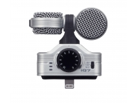  Kit de entrevista para iPhone/Acessórios para dispositivos mobile Zoom iQ7 Microfone para iPhone ou iPad
