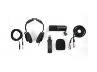 Microfone de Estúdio/Microfone de membrana grande Zoom ZDM-1 Podcast Mic Pack 